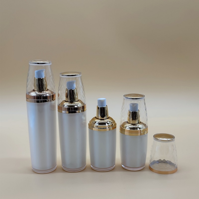 Essence Serum Toner - Botol pompa akrilik bentuk mangkuk 120ML