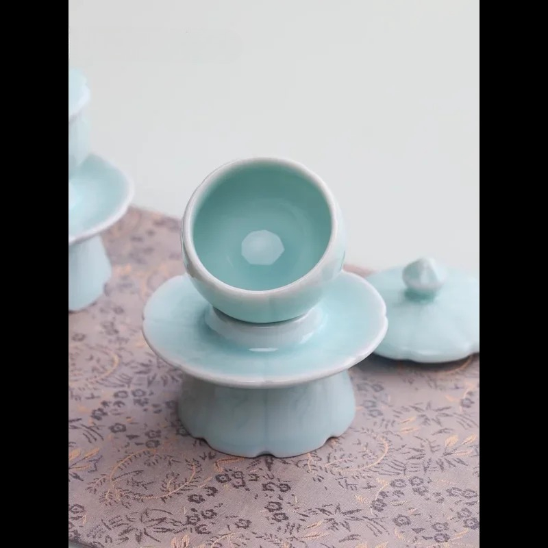 Cangkir Teh Kecil Celadon deng - Celadon Ceramic Cup ulasan dan harga