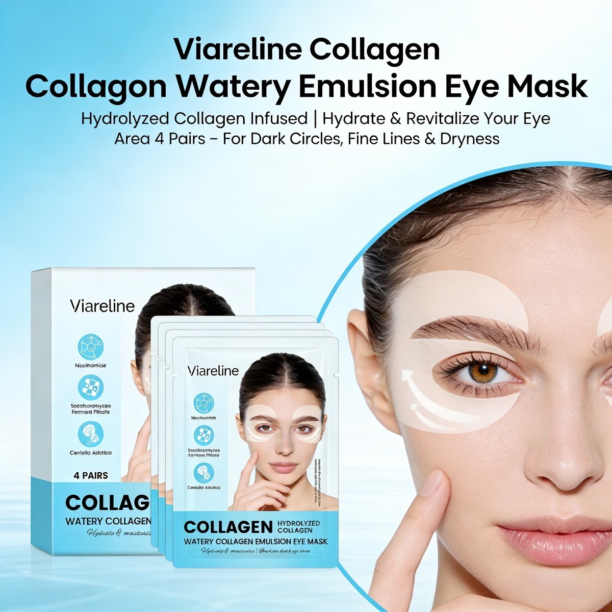 Patch Kolagen untuk Mata Mengu - Sheet Mask Collagen ulasan dan harga