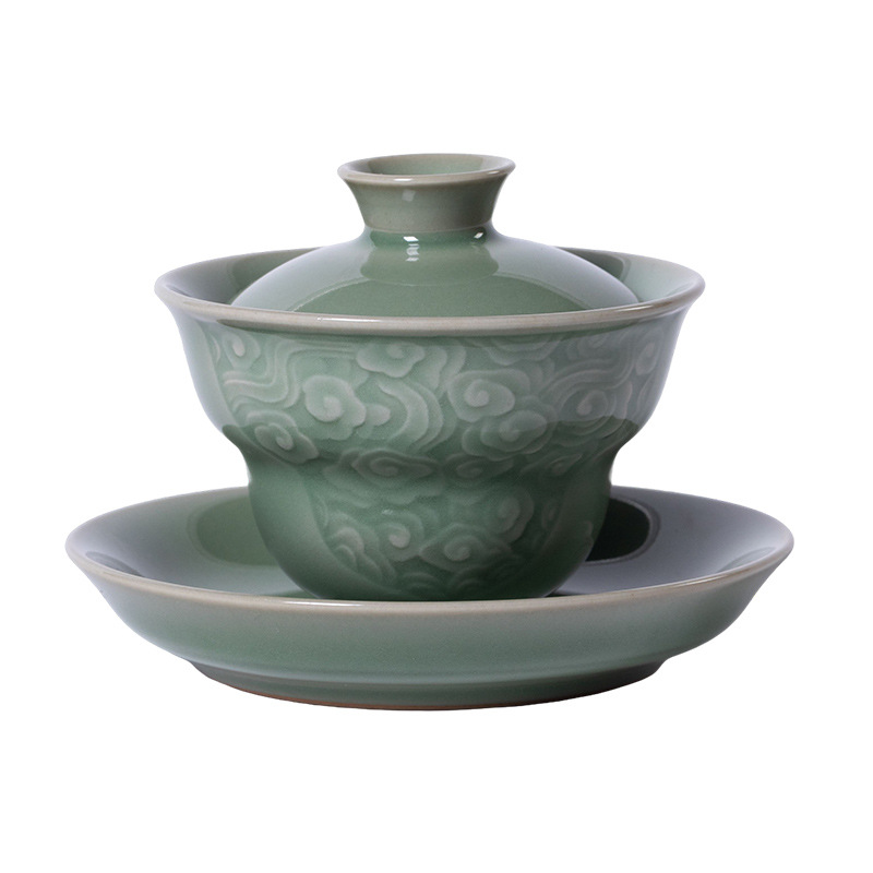Cangkir Teh Celadon Gaiwan San - Celadon Ceramic Cup ulasan dan harga