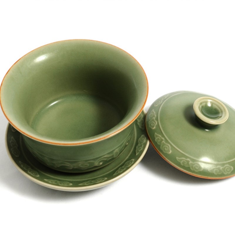 Gaiwan Celadon Berkualitas Tin - Celadon Ceramic Cup ulasan dan harga