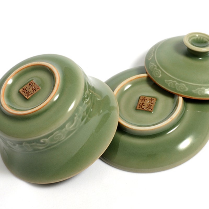 Gaiwan Celadon Berkualitas Tin - Celadon Ceramic Cup ulasan dan harga