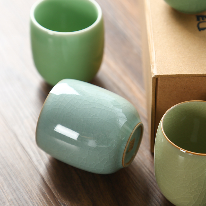 Set cangkir teh porselen CHANS - Celadon Ceramic Cup ulasan dan harga
