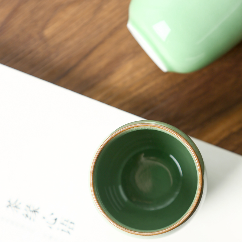 Set cangkir teh porselen CHANS - Celadon Ceramic Cup ulasan dan harga