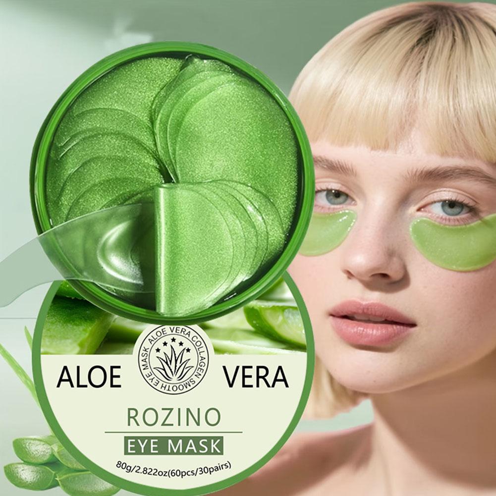 60pcs Masker Mata Kolagen Aloe - Sheet Mask Collagen ulasan dan harga