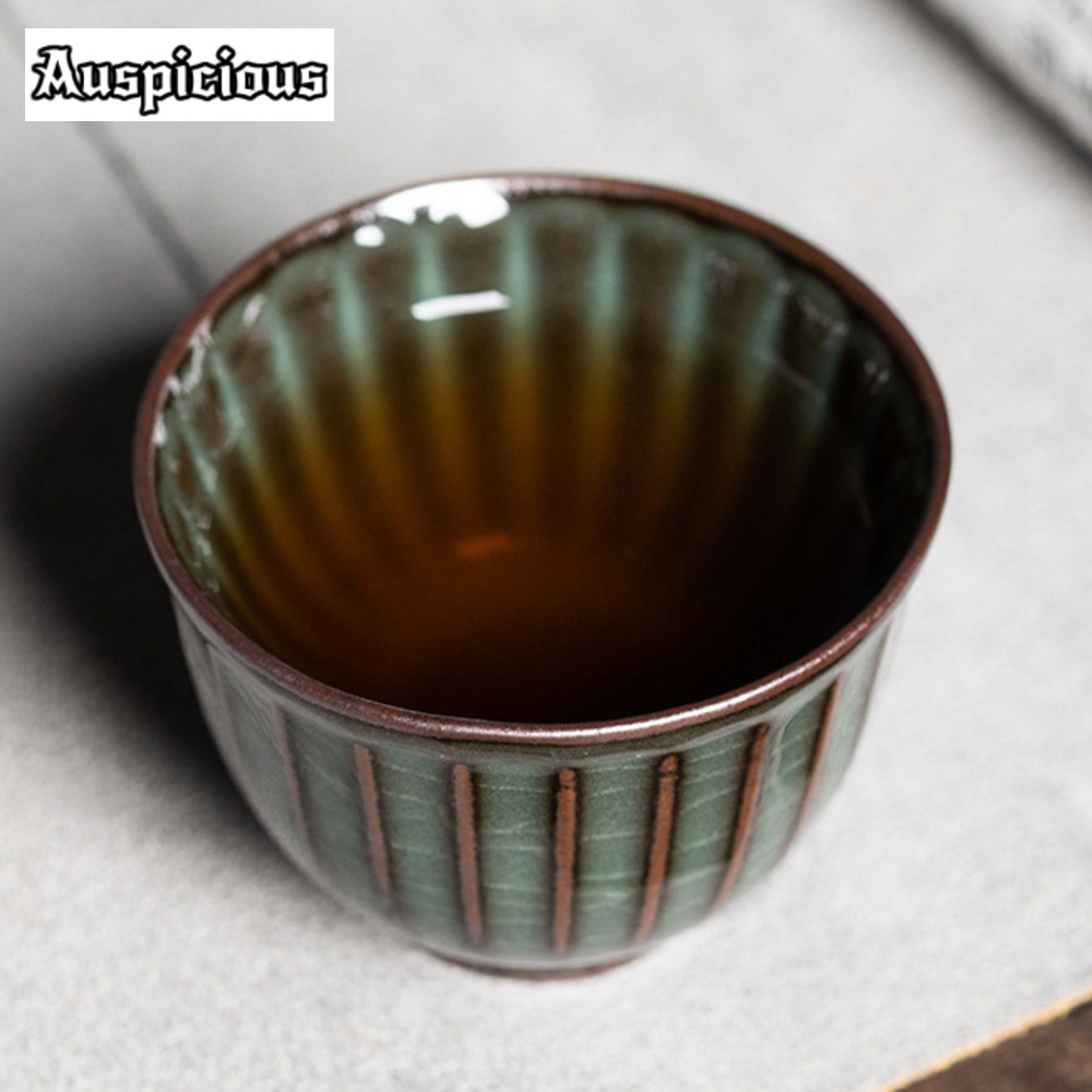 85ml buatan tangan Ge Kiln tub - Celadon Ceramic Cup ulasan dan harga