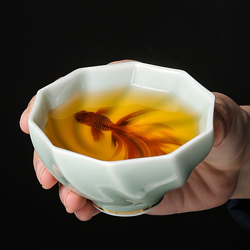 Cangkir Teh Celadon Kreatif Bu - Celadon Ceramic Cup ulasan dan harga