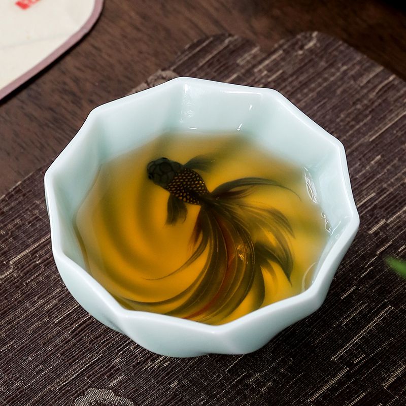 Cangkir Teh Celadon Kreatif Bu - Celadon Ceramic Cup ulasan dan harga