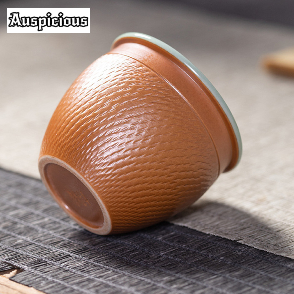 50ml pisau buatan tangan melom - Celadon Ceramic Cup ulasan dan harga