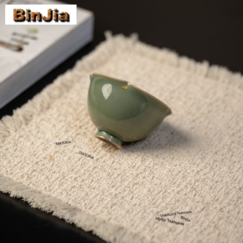 100ml Cangkir Teh Celadon Yue  - Celadon Ceramic Cup ulasan dan harga