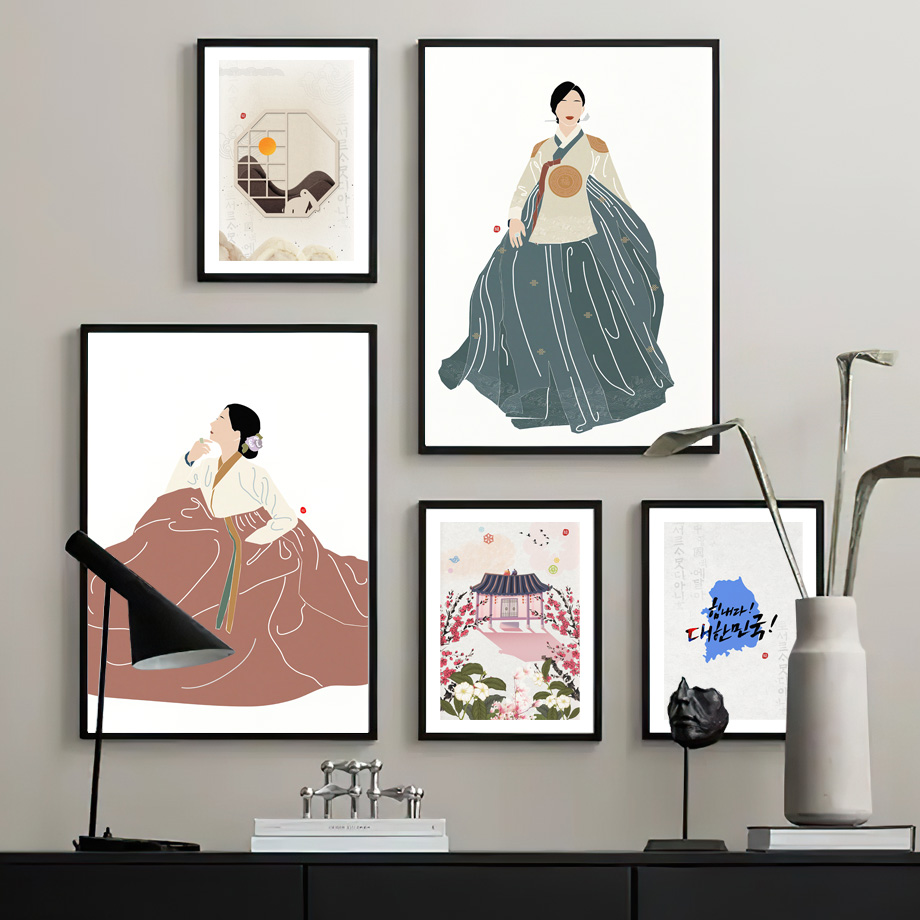 Poster Lukisan Kanvas Cetak Es - Korean Arts And Lifestyle ulasan dan harga