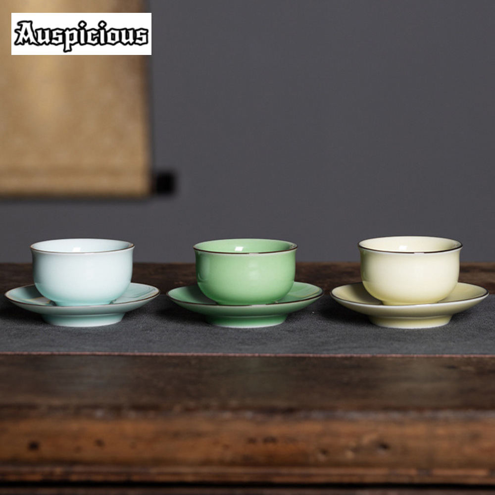 Mangkuk teh Longquan Celadon 7 - Celadon Ceramic Cup ulasan dan harga