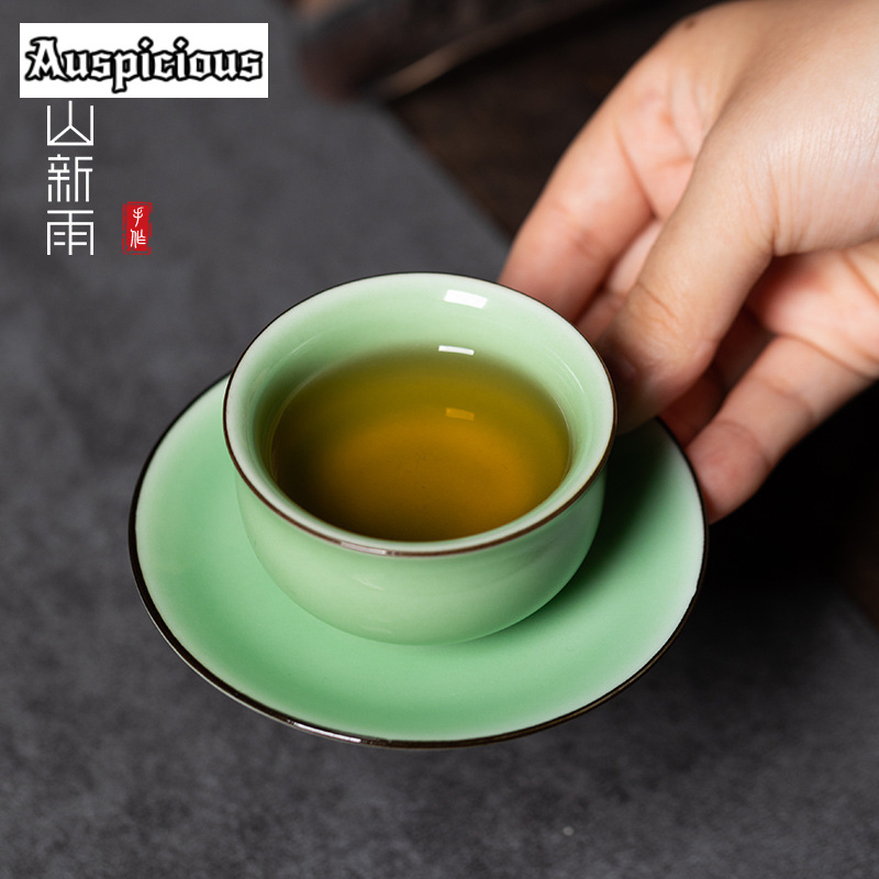Mangkuk teh Longquan Celadon 7 - Celadon Ceramic Cup ulasan dan harga