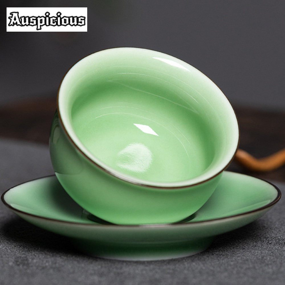 Mangkuk teh Longquan Celadon 7 - Celadon Ceramic Cup ulasan dan harga