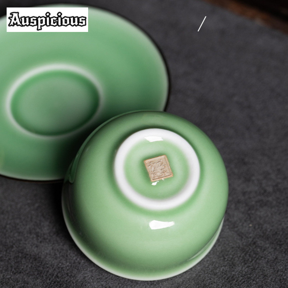 Mangkuk teh Longquan Celadon 7 - Celadon Ceramic Cup ulasan dan harga